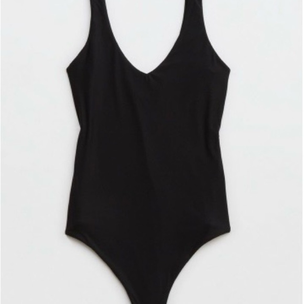 Aerie Black Bodysuit